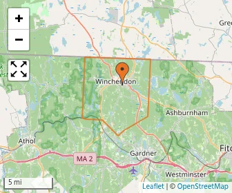 Area schools map