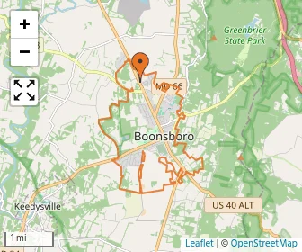Area schools map