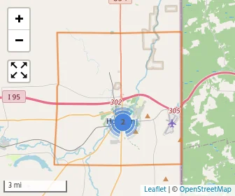 Area schools map