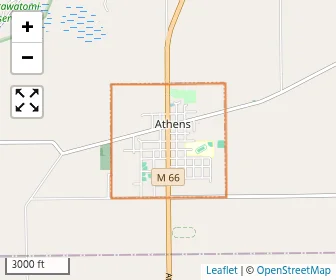Area schools map