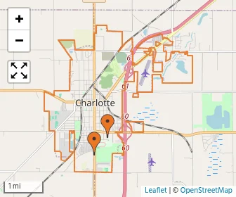 Area schools map
