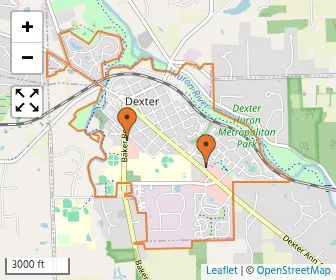 Area schools map