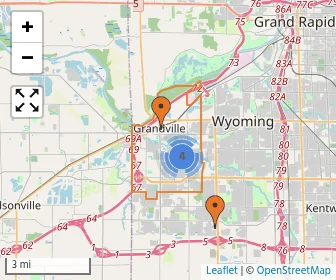 Area schools map