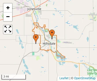 Area schools map