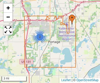 Area schools map