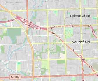 Area schools map