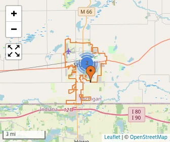 Area schools map