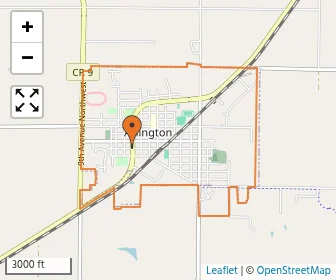 Area schools map