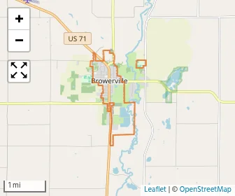 Area schools map