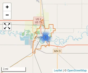 Area schools map