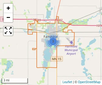 Area schools map