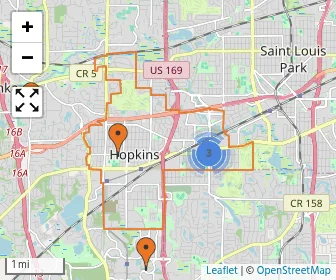 Area schools map