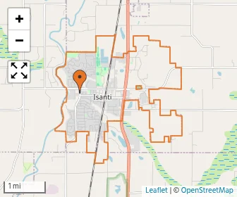 Area schools map