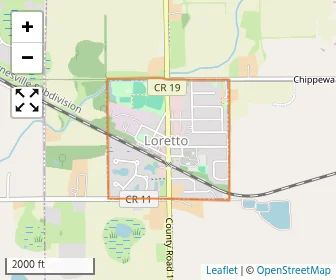 Area schools map