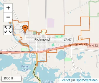 Area schools map