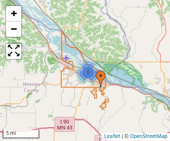Area schools map