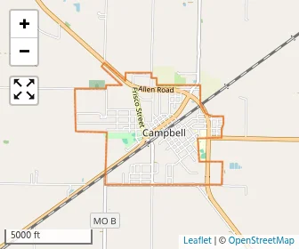 Area schools map