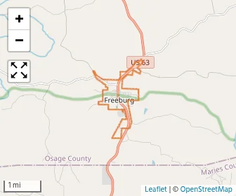 Area schools map