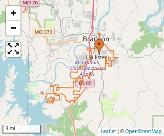 Area schools map