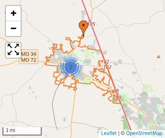 Area schools map