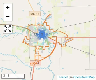 Area schools map