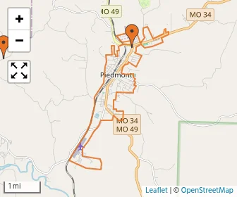 Area schools map