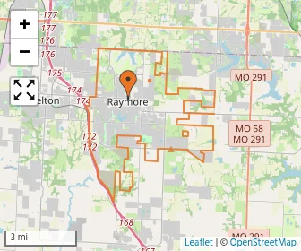 Area schools map