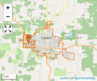 Area schools map
