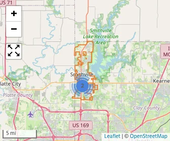 Area schools map