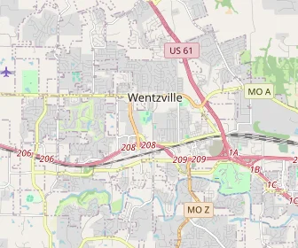 Area schools map