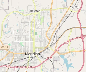 Area schools map
