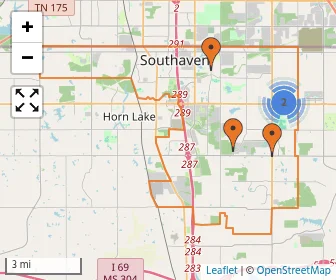 Area schools map