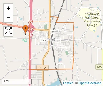 Area schools map