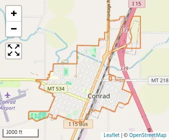 Area schools map