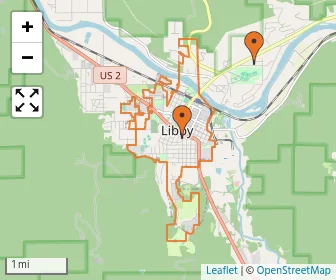 Area schools map