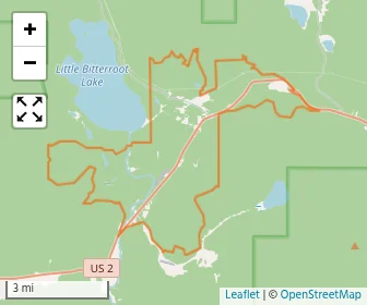 Area schools map