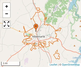 Area schools map