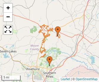 Area schools map
