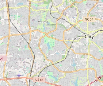 Area schools map