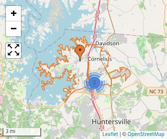 Area schools map