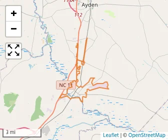 Area schools map