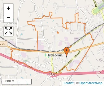 Area schools map