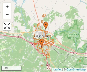 Area schools map