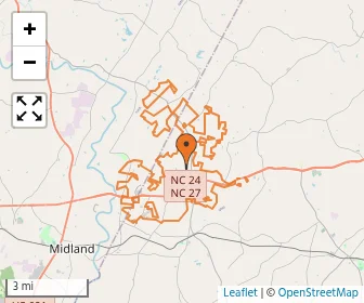 Area schools map