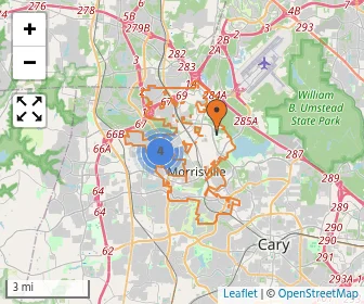 Area schools map