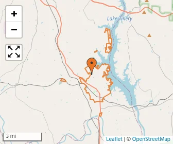Area schools map