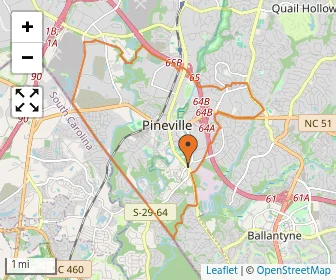Area schools map