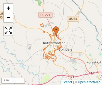 Area schools map