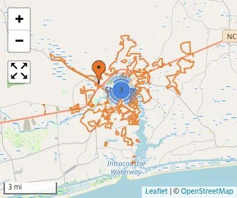 Area schools map