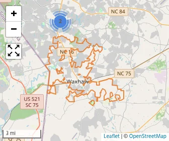 Area schools map